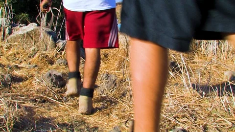 Group hiking 01 Video stock 89480262