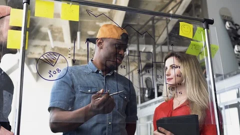 Group of hister office worker working in the office. Stock Footage 108413328