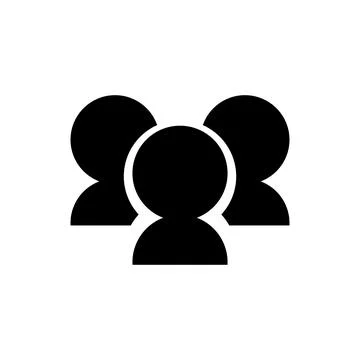 Group icon. Community icon. Vector. Stock Illustration