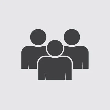 Group Icon, Vector Group Icon Vector. Stock Illustration
