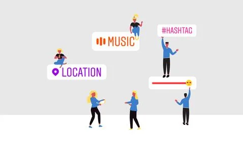 Group of Stock Illustration