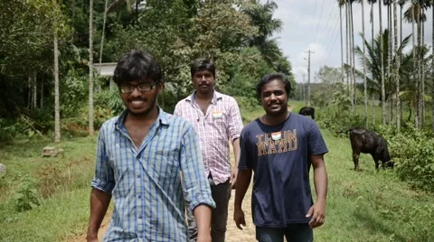Group of indian people from the front Stock Footage 59824595