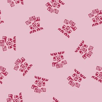 Group interview interview job glyph vector seamless pattern Illustrazione stock