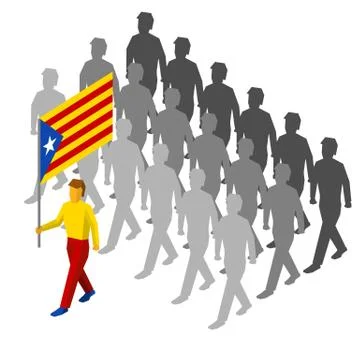 Group of Isometric people with Stockillustratie