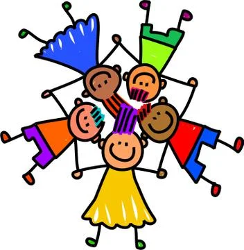 Group of Kids Stock-Illustration