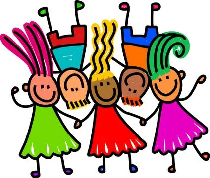 Group of Kids Stock-Illustration