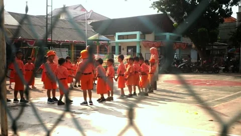 A group of kindergarten children Stock Footage 291898894