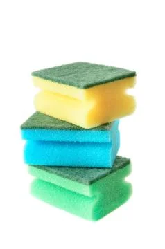 Group of kitchen sponges Stock-Fotos