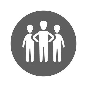 Group leader icon. Stock Illustration