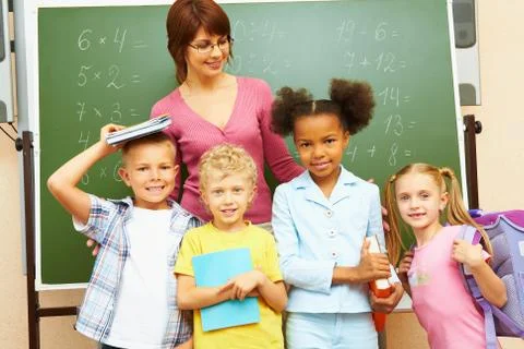 Group of learners Stock Photos