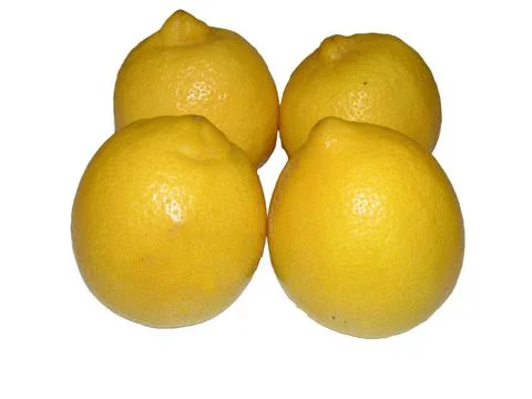 Group of lemons isolated on white background Foto stock