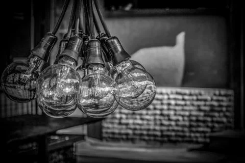 A group of light bulbs Stock Photos