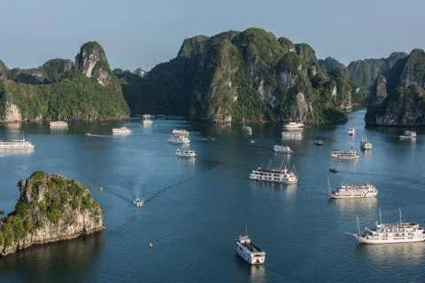 Group of Limestone Karsts Stock Photos