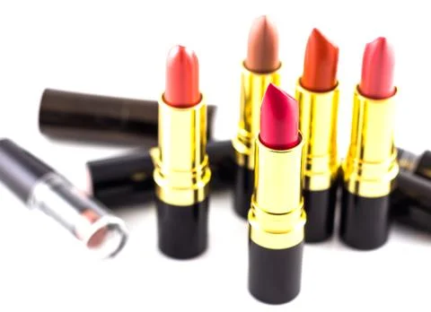 Group of Lipstick Foto stock