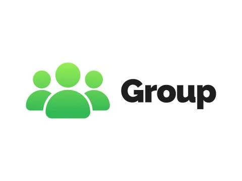 Group Logo Design Stock Illustration