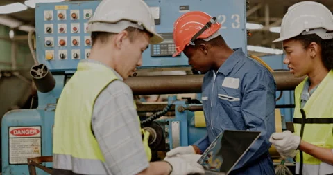 Group of machine technicians are profession inspect the electrical equipment Stockbeeldmateriaal 172537118
