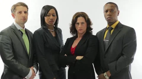 Group Mean Looking Stock Footage 11830353