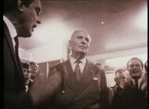 Group of men singing and clapping in London, United Kingdom, 1980 Stock Footage 159442505