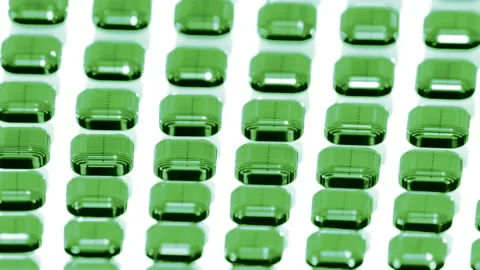 Group of microcircuits 스톡 동영상 163474002