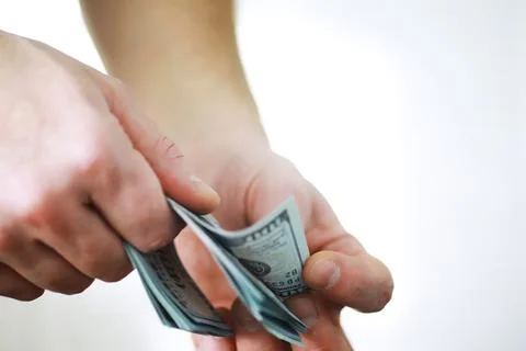 Group of money stack of 100 US dollars banknotes a lot of the background te.. 스톡 사진