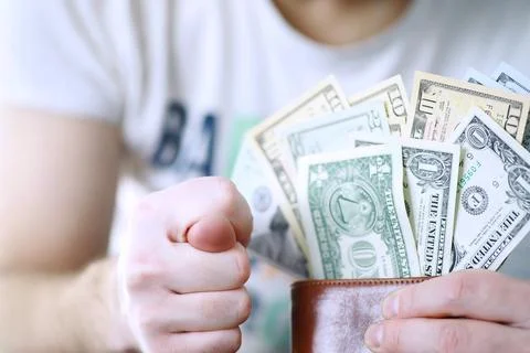 Group of money stack of 100 US dollars banknotes a lot of the background te.. Foto stock