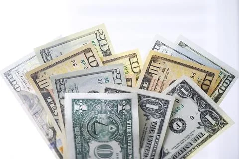 Group of money stack of 100 US dollars banknotes a lot of the background te.. 스톡 사진