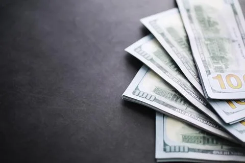Group of money stack of 100 US dollars banknotes a lot of the background te.. 스톡 사진