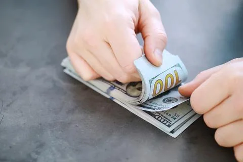Group of money stack of 100 US dollars banknotes a lot of the background te.. 스톡 사진