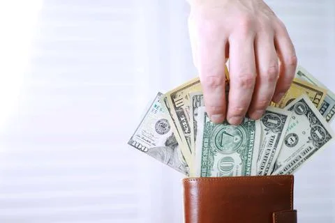 Group of money stack of 100 US dollars banknotes a lot of the background te.. Stock Photos