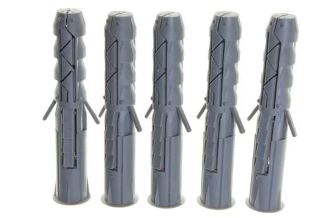 Group of mounting dowels Stock Photos