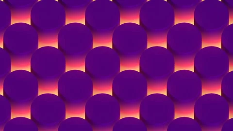 Group of moving cylindrical shapes 3d rendering loop animation background HD Stock Footage 204083655