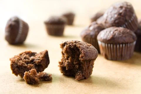 Group of muffins Stock Photos