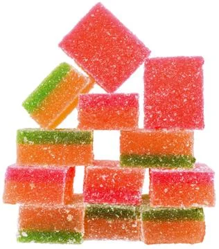 Group multicolored candy Stock Photos