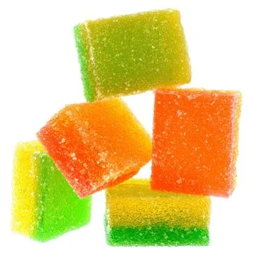 Group multicolored candy Stock Photos