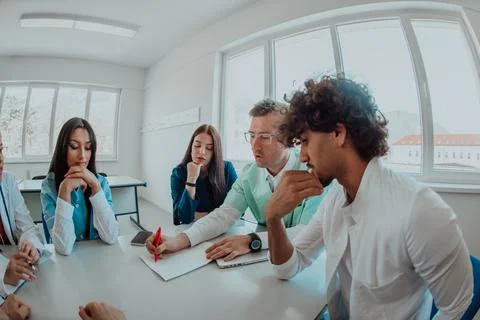 A group of multiethnic medical professionals Stock Photos