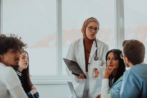 A group of multiethnic medical professionals Stock Photos