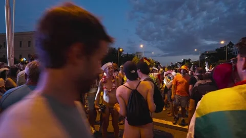 Naked Crowd Stock Video Footage | Royalty Free Naked Crowd Videos | Pond5