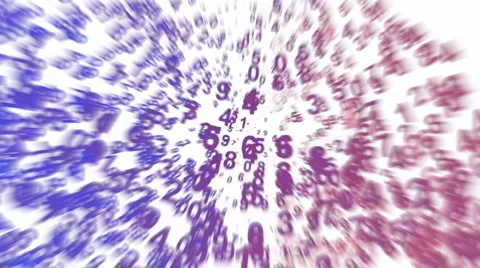 Group of number,Digital Matrix,finance digital background.Dimension,extradimensi Stock Footage 936573