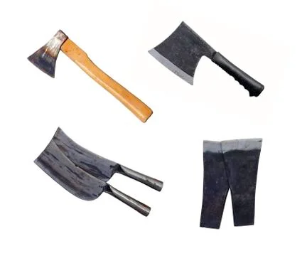 Group of old axe Foto stock