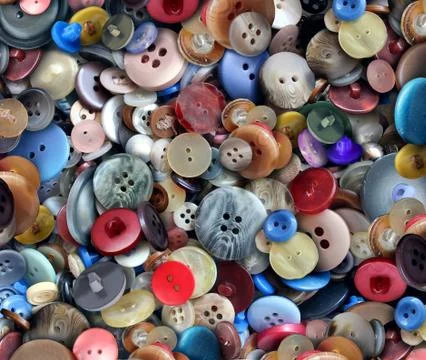 Group of old buttons Stock Photos