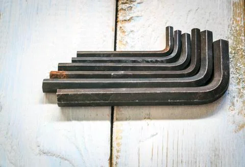 Group of  old oxide old tools. Stock Photos