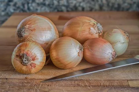 Group of onions Stock Photos