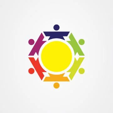 Group or team icon vector design. Stock Illustration