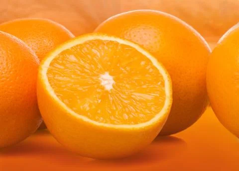 Group of oranges Stock Photos