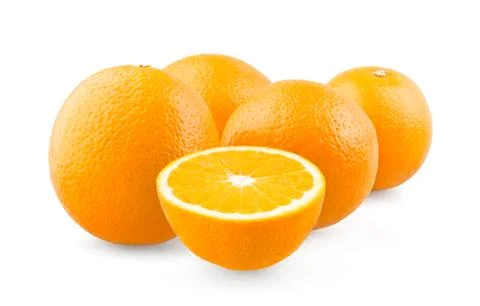 Group of oranges Stock Photos