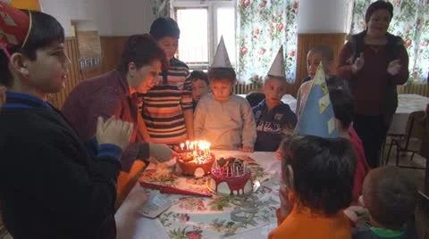 Group of orphans, orphanage, children without family Video stock 22154720