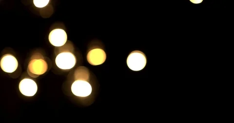 Group of out of focus light bulbs Stock Footage 98365887