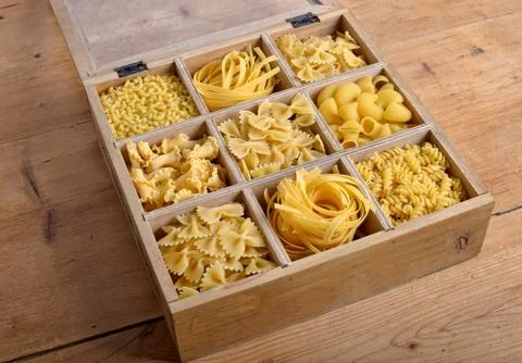 Group of pasta Stock Photos