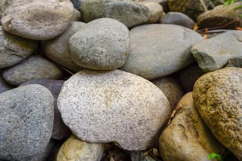 Group Of Pebbles 库存照片