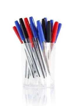 Group of pen Stock Photos